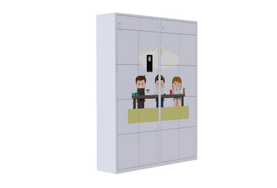 Face recognition smart  storage cabinet
