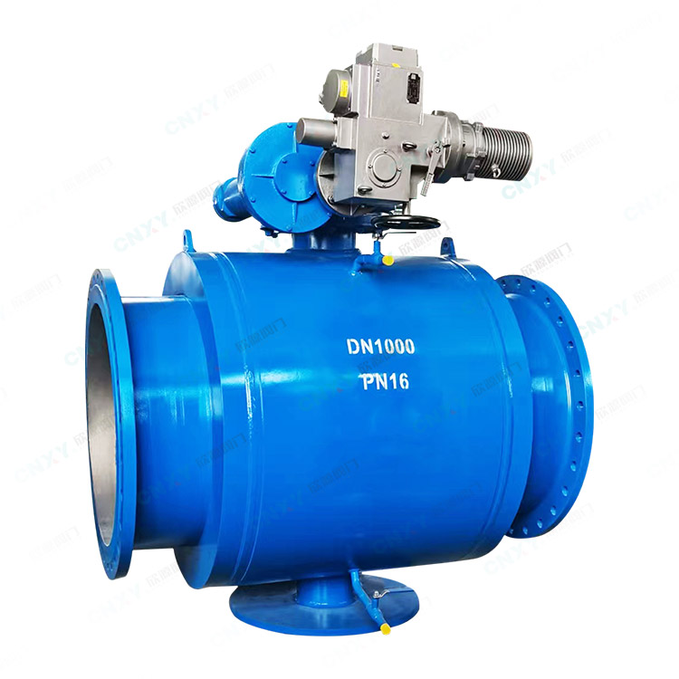 電動法蘭全焊接球閥