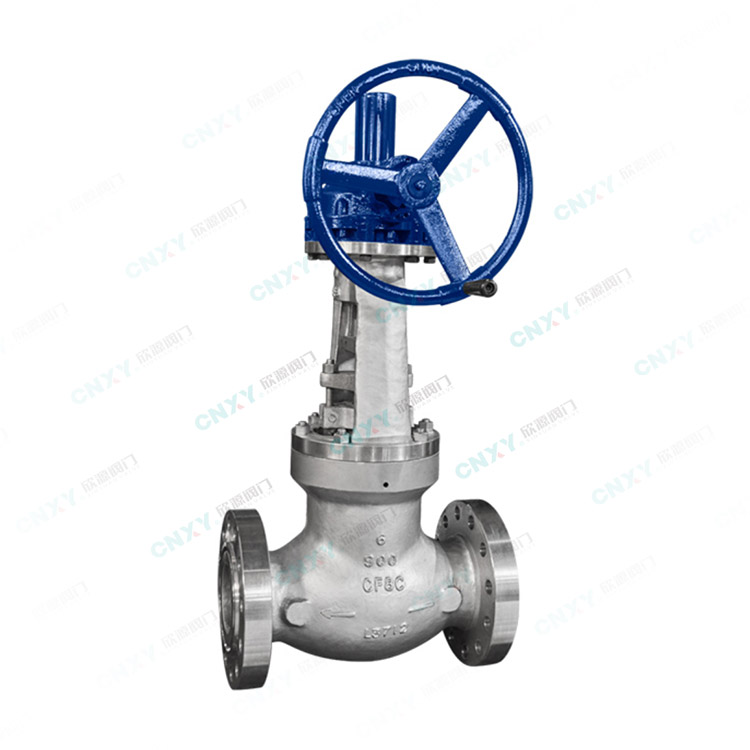 帶傘齒輪法蘭截止閥